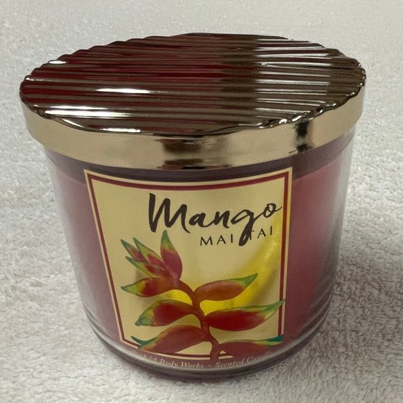 Bath & Body Works Other - Bath and Body Works 3-Wick - Mango Mai Tai - Scented Candle